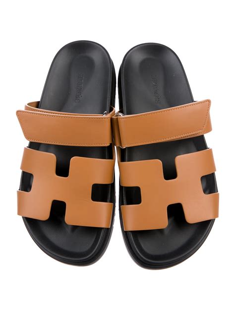 hermes slide women|Hermes sandals with ankle strap.